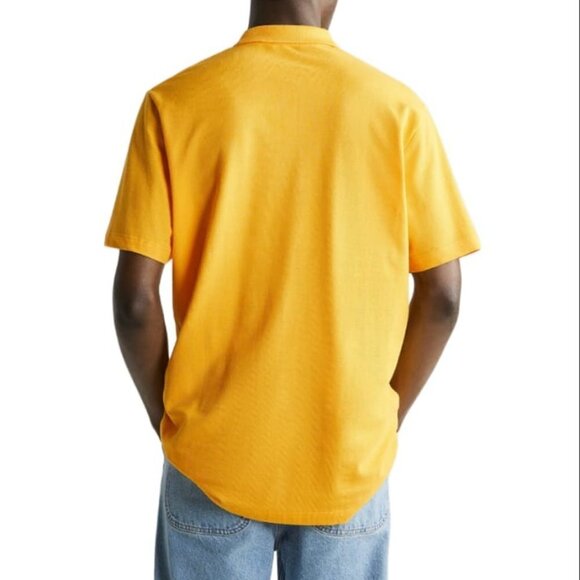 ZARA BASIC COLOURED POLO SHIRT YELLOW | 6462/407 - Picture 3 of 4